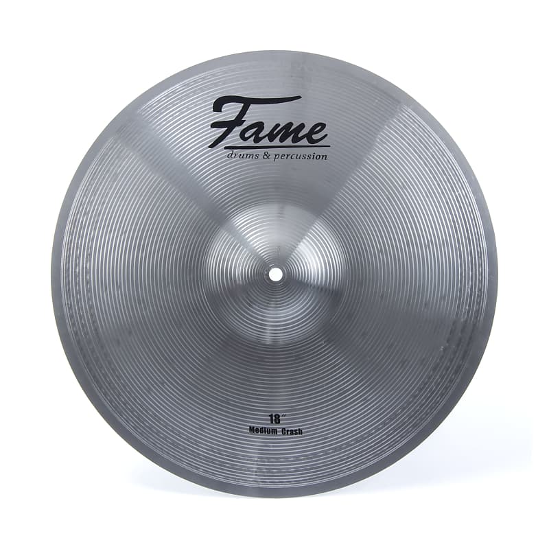 Fame Reflex Crash/Ride 18" (Silver) Crash Ride Cymbal Reverb