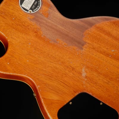 Gibson Custom Shop Made 2 Measure Murphy Lab '59 Les Paul Standard Murphy Painted Ultra Heavy Aged Orange Lemon Fade/NOS image 13