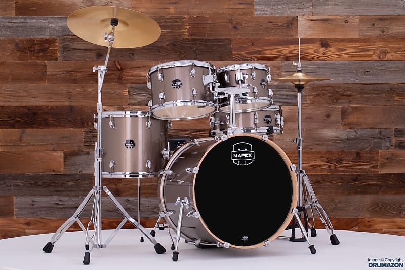 MAPEX VENUS 5 PIECE FUSION DRUM KIT WITH HARDWARE, CYMBALS & | Reverb