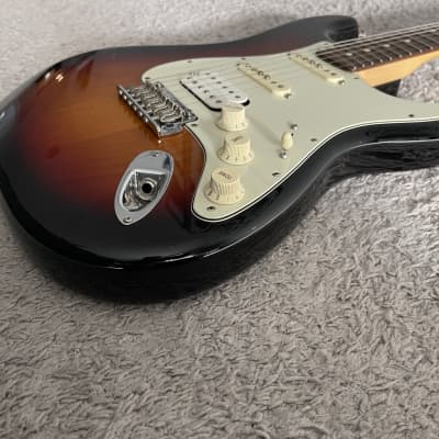 Fender American Standard Stratocaster HSS 2016 MIA USA Sunburst Strat Guitar image 3