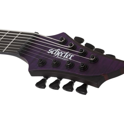 Schecter John Browne Tao-8 8-String Signature Guitar - Satin Trans Purple image 13
