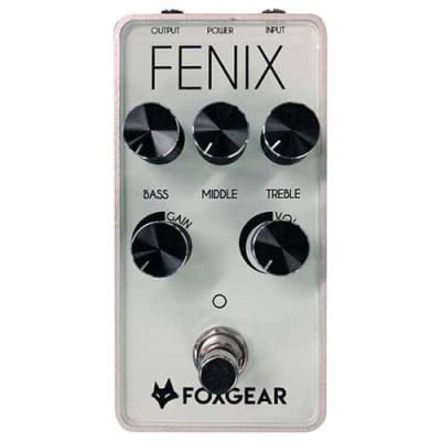 Foxgear Fenix Overdrive / Distortion Guitar Effects Pedal w/ Three Band EQ image 1