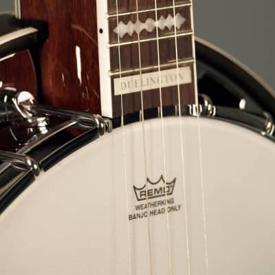 Morgan Monroe MB-9 Deluxe Duelington 24 Bracket Remo Head Mahogany Resonator 5-String Banjo image 6