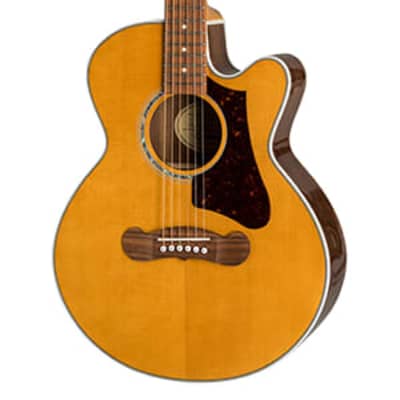 Epiphone J-200 EC Studio Parlor Electro Acoustic Guitar Vintage Natural for sale