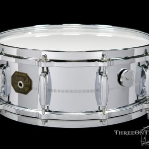 Gretsch 1970s Model 4165 Vintage Snare Drum : Chrome over Brass : 5x14 image 2