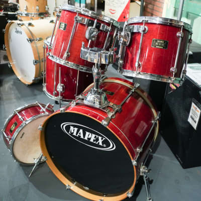 Mapex Mars Pro 5 Piece Drum Kit in Red Lacquer image 5