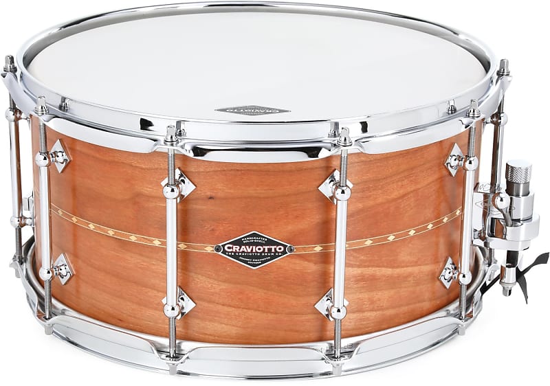 Craviotto Cherry Snare Drum - 7 x 14-inch - Natural with Cherry Inlay (CDC714CCBd1) image 1