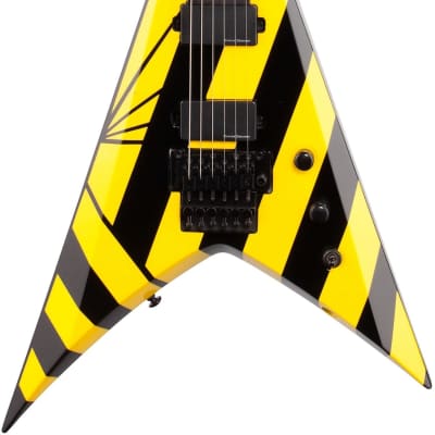 Washburn Michael Sweet Stryper Parallaxe PXV Electric Guitar - Black / Yellow image 4