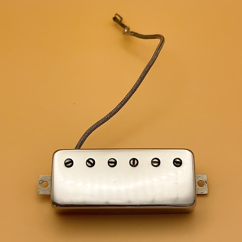 1980 Gibson Pat. No. 2737842 Mini-Humbucker Chrome Mini Humbucking Pickup  Vintage Original Small Humbucker Gibson Les Paul Deluxe