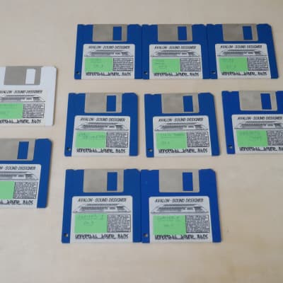 Akai • S900 library (x10) • Floppy disks 3.5 inches