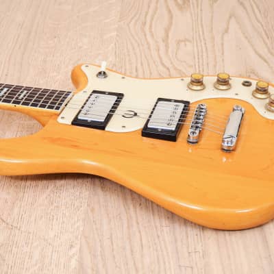 1970s Epiphone Wilshire Vintage Electric Guitar Maple Set Neck Japan Matsumoku w/ Case image 9