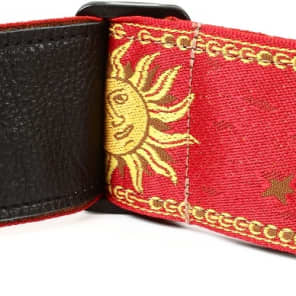 Levy's MPJG '60s Sun Polyester Guitar Strap - Red image 6