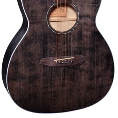 Rathbone No.2 R2SMPBK OM Black Acoustic Guitar for sale