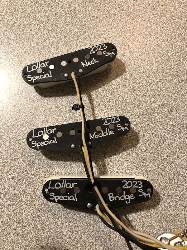 Lollar Special S Strat pickups with Lollar Wiring Harness | Reverb