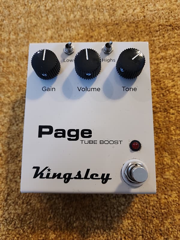 Kingsley Page Overdrive And Boost Pedal Reverb