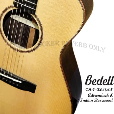Bedell Coffee House Orchestra Natural Adirondack spruce & Indian rosewood handmade guitar image 11