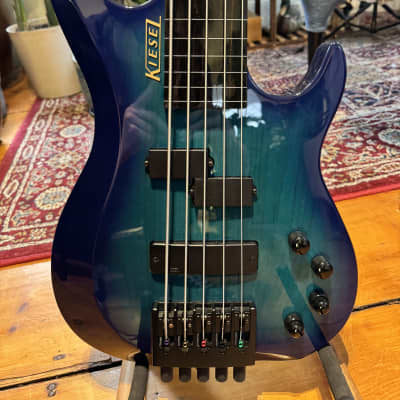 Kiesel Osiris 5 String Fretless Headless Bass - Trans Nightburst - Hard as Nails Fingerboard image 1