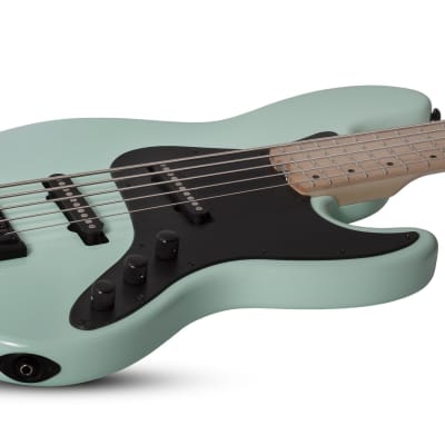 Schecter Guitar Research J-5 Electric BassW/Maple , Left Handed, Sea Foam Green 2915 image 7