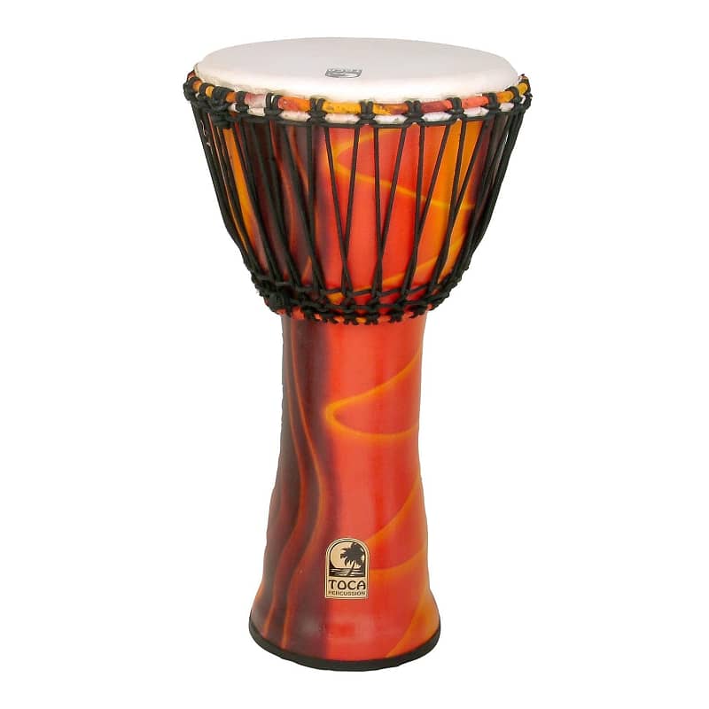 Toca Freestyle Rope Tuned 12'' Djembe Fiesta image 1