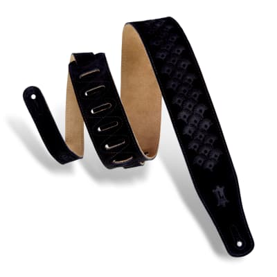 Levy's - Garment Leather Guitar Strap - Black
