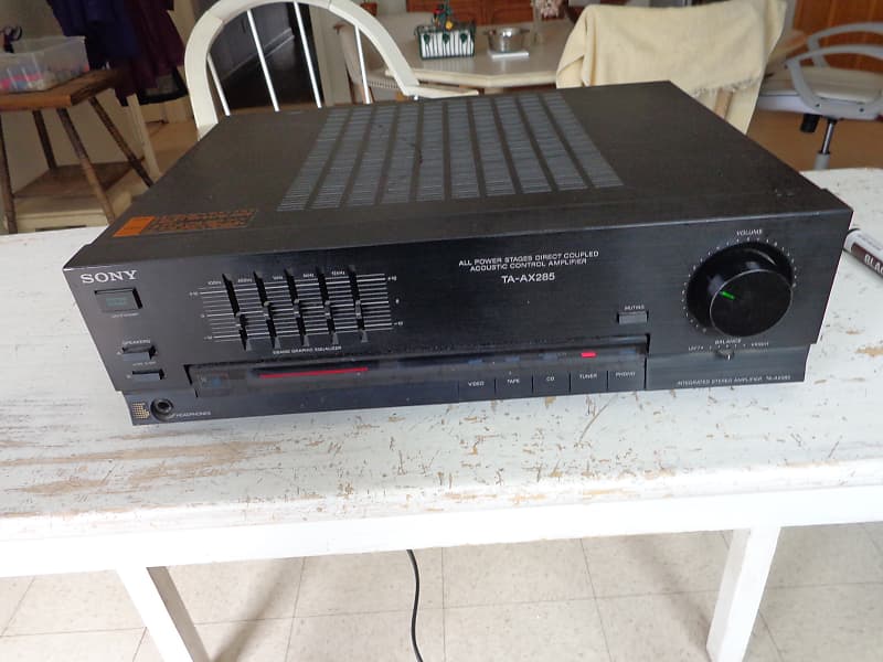 Sony TA-AX285 Integrated Power Amplifier - HiFi Stereo w Phono Input  			