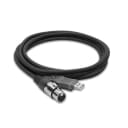 Hosa UXA-110 Tracklink Microphone XLR Female to USB Interface Cable (10')