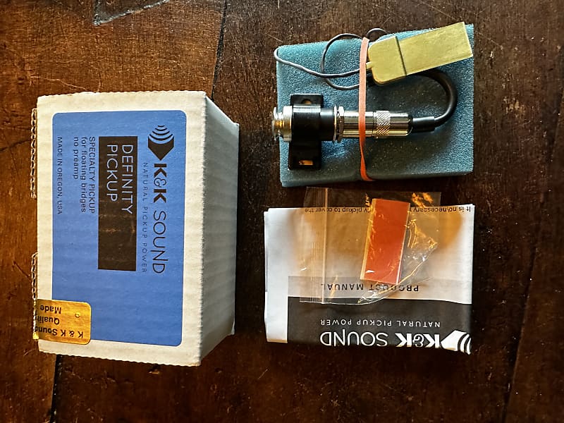 K&K Definity Pickup for floating bridge guitars Reverb
