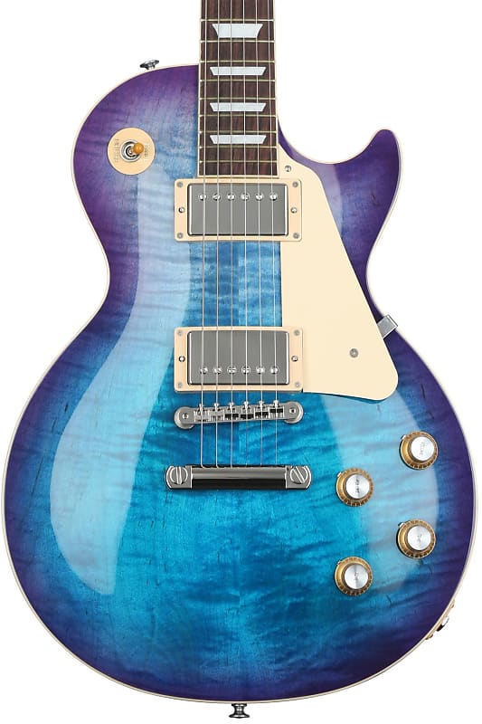 Gibson Les Paul Standard '60s Figured Top Electric Guitar - Blueberry Burst (LPSt60FTBbBd9) image 1