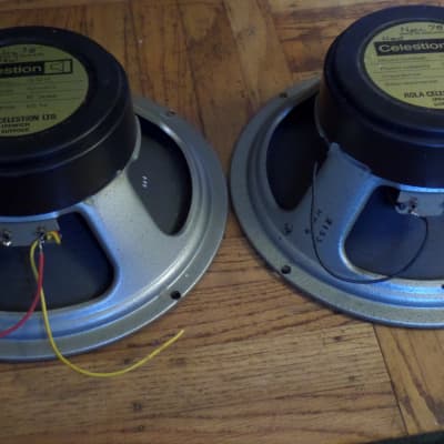 Vintage Celestion G12H  Blackback Speakers 70s (Pair) image 6