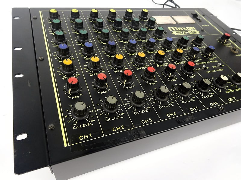 MAXON RM-60 + RM-100EX 6 Channel Audio Mixer / Expander Module