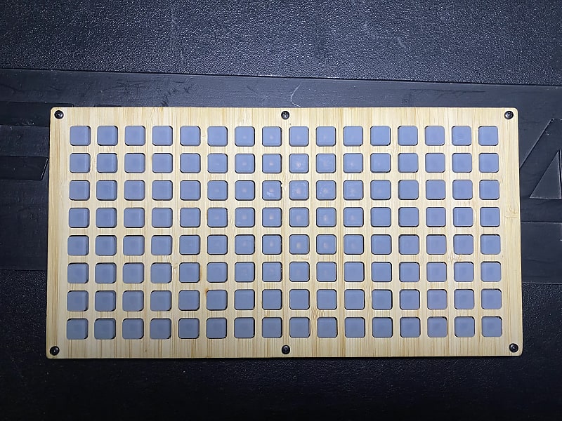 Monome Grid 128 (Neotrellis Clone) 2020 Unfinished wood