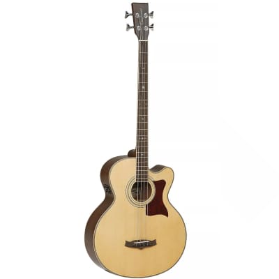 Tanglewood TW155 A/Bass Premier Solid Sitka Spruce/Mahogany Super Jumbo Acoustic Bass with Electronics