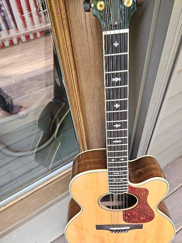Dw stevens custom 12 string guitar 50 12 proto 1985 wood reverb