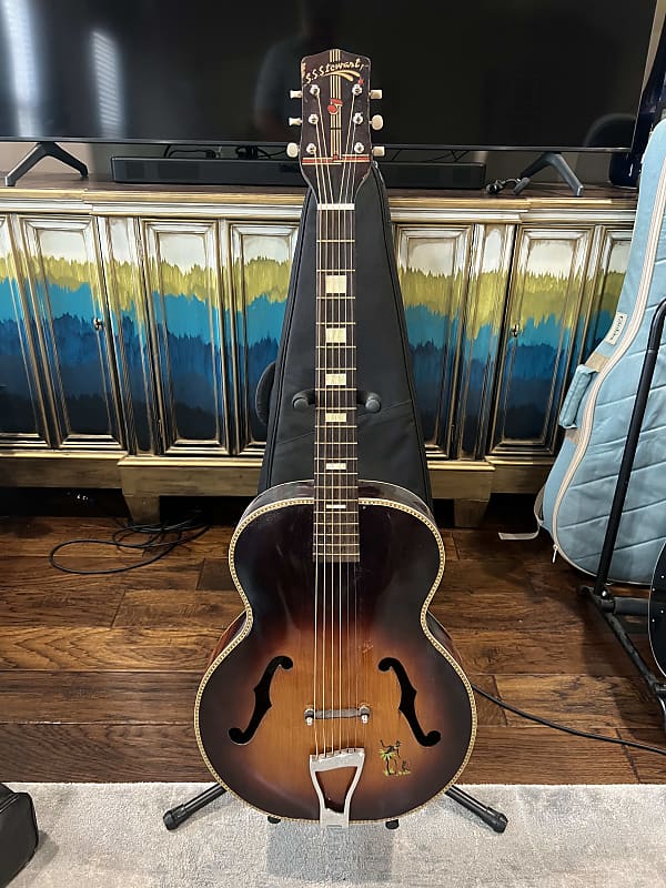 1944 S.S. Stewart 9010 Antique Acoustic Guitar image 1