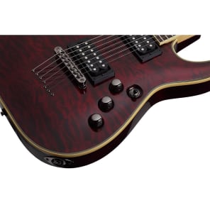 Schecter Omen Extreme-7 7-String Electric Guitar Black Cherry image 5