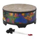 Remo Drum, KIDS PERCUSSION¨, Gathering Drum, 16" Diameter, 8" Height, Fabric Rain Forest