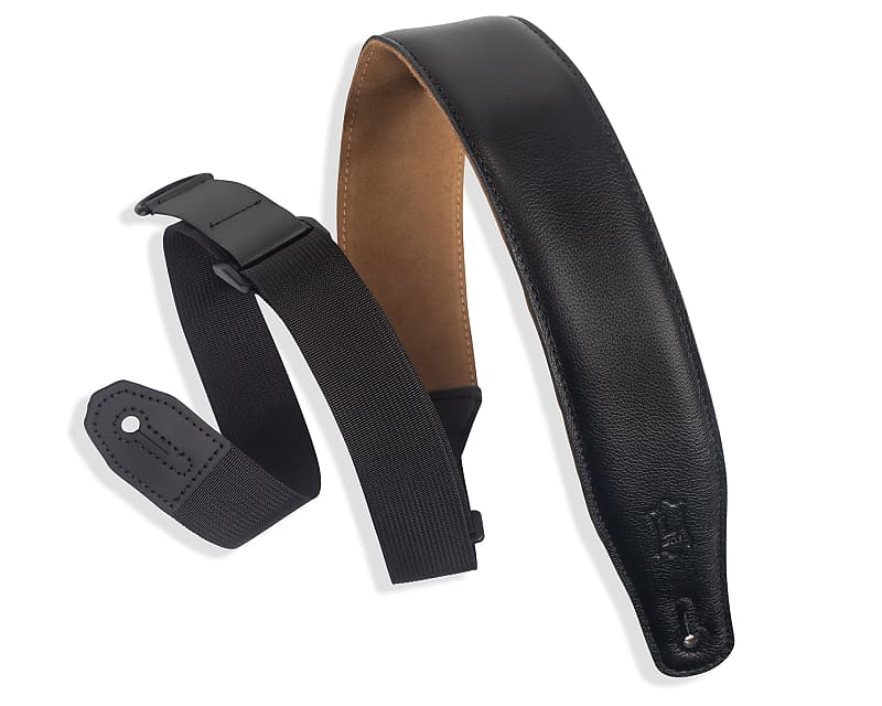 Levy's Leathers - MRHGS-BLK - 2 1/2 inch Wide Ergonomic RipChord™ Guitar Strap. image 1