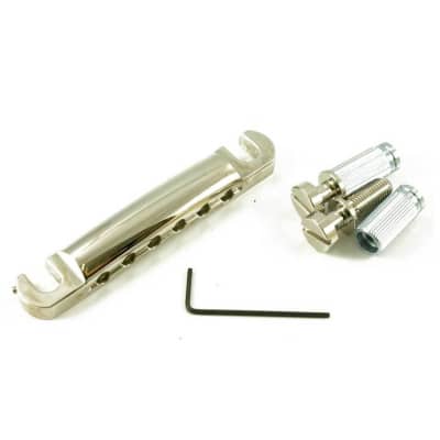 NEW TonePros T1ZS-N Locking Stop Tailpiece for USA Gibson® Guitars - Nickel image 2