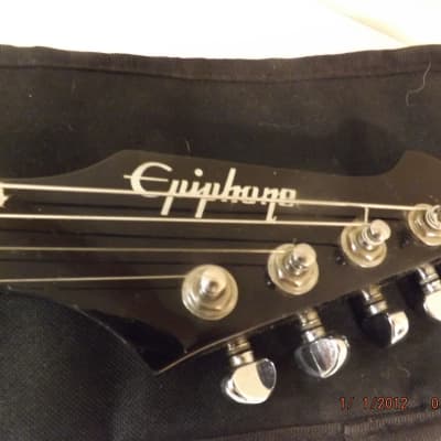 Epiphone mandobird electric 4 string ukulele mandobird - sunburst image 1