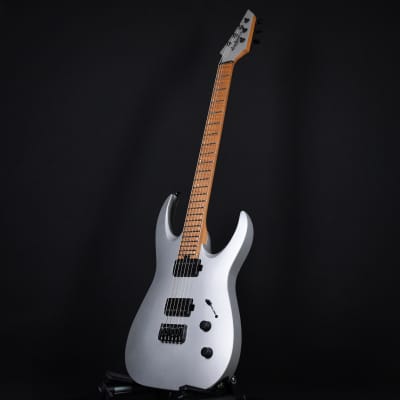 Jackson Custom Shop USA Misha Mansoor Signature Juggernaut HT6 Satin Silver (JMM1910771) image 10
