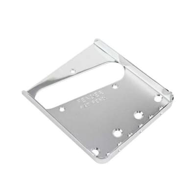 Fender 005-4162-049 American Vintage 3-Saddle Telecaster Bridge Plate Chrome image 2