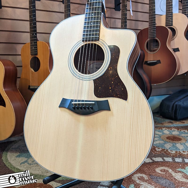 Taylor 214ce Grand Auditorium Cutaway Acoustic Electric Guitar w/Bag