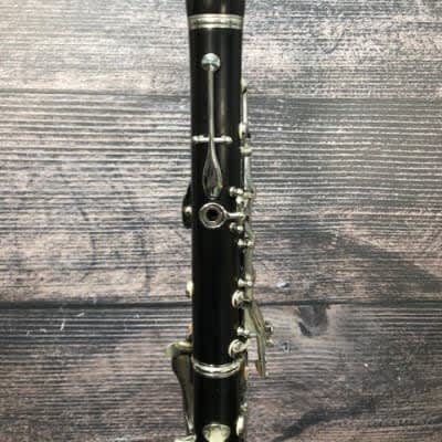 Yamaha YCL-450 Intermediate Bb Clarinet with Silver-Plated Keys 2010s Black image 4