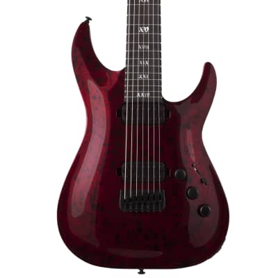 Schecter C7 Apocalypse Electric Guitar, Red Reign image 1
