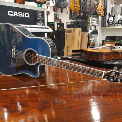 Takamine LTD 2021 Blue Rose ( Limited Edition 2021) w/bag | Reverb