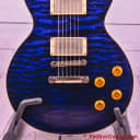 Gibson Custom Shop Les Paul Class 5 Blue Quilt ThroBak Pickups - NEAR MINT
