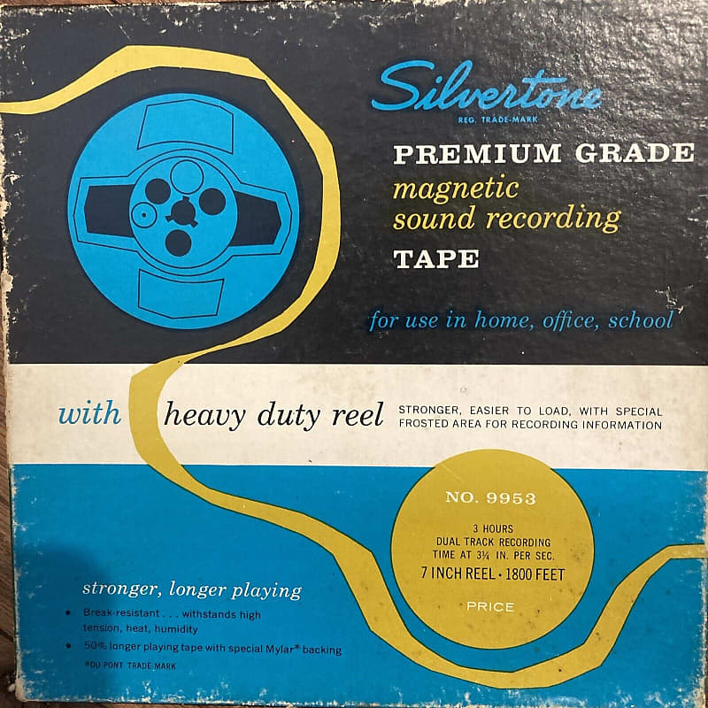 Silvertone Reel To Reel Recording Tape - Untested