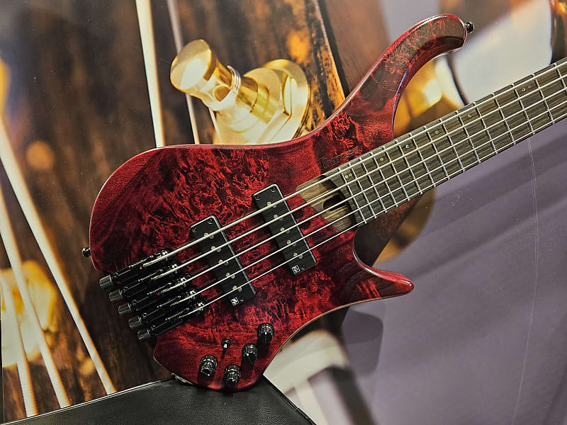 Ibanez EHB1505-SWL Bass Workshop 5-Str Stained Wine Red Low Gloss Incl. Gigbag image 1