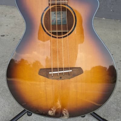 Breedlove ECO Discovery S Concert Edgeburst CE Acoustic Electric Bass Guitar image 6