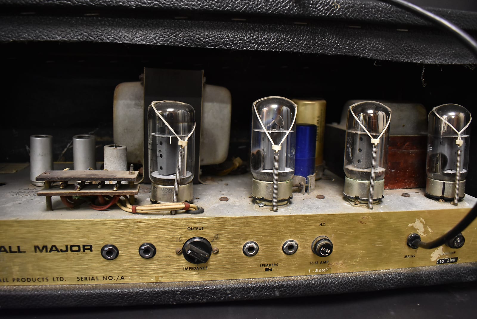 1970 Marshall Major 200W Head Black image 18